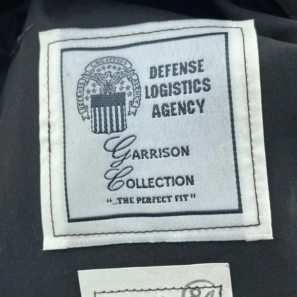 Garrison Collection Trench Coat Jacket Mens 40L Black NWT c131 - Picture 9 of 12